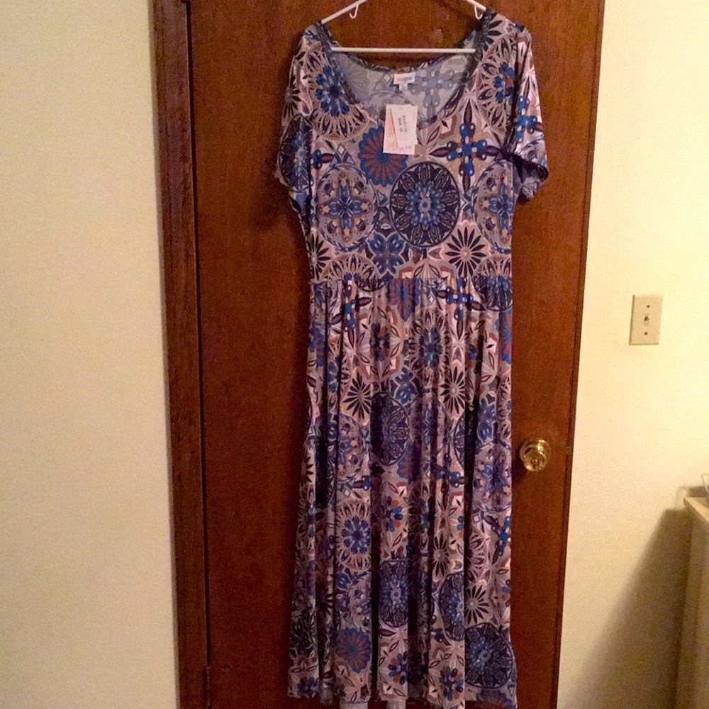 LulaRoe Riley Midi dress NWT